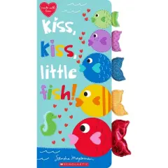 Kiss, Kiss, Little Fish - by Sandra Magsamen (Hardcover)