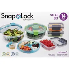 SnapLock Salad & Snack Set - 14pc