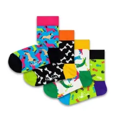 Happy Socks Baby 4pk Cats & Dogs Socks Gift Box