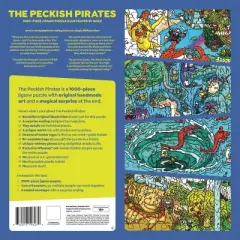Magic Puzzle Company The Peckish Pirates Jigsaw Puzzle - 1000pc: Paper Collage, Boost Memory & Motor Skills