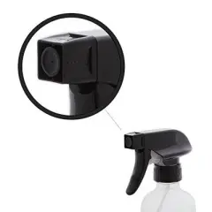 Design Imports 16Oz Clear Glass Bottle Set/ 2 With Labels