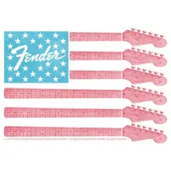 Junior's Fender Guitar Flag Logo T-Shirt