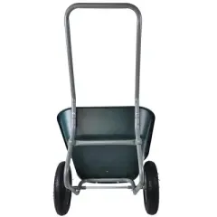 Garden Two Wheeled Trolley with 2 Large 15" Inflatable Wheels for Outdoor Lawn Yard Farm Ranch