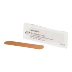 McKesson Tan Fabric Adhesive Bandage Sterile .75 x 3"