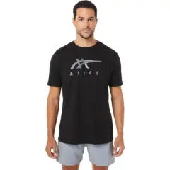 ASICS Men's STRIPE Short Sleeve TEE APPAREL 2031D145