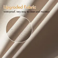 Sevobal Patio Umbrellas Outdoor Patio Retractable Pergola With Canopy Sun Shelter Pergola For Gardens, Terraces, Backyard, Beige, 157"*59"*89.37"