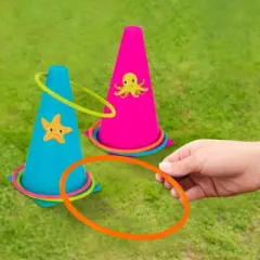 B. toys Ring Toss & Egg-and-Spoon Outdoor Games Galore