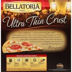 Bellatoria Ultra Thin Crust Ultimate Combo Frozen Pizza - 17.41oz