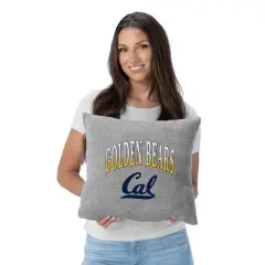 NCAA Cal Golden Bears 16" Heather Gray Sweatshirt Pillow