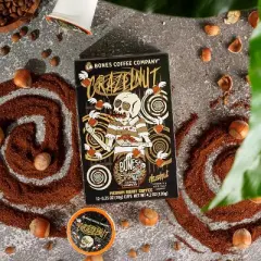 Bones Coffee Company Crazelnut 12 ct Hazelnut Flavor Single-Serve Bones Cups Coffee Pods