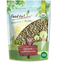 Organic Green Lentils - by Food To Live