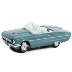 1966 Ford Thunderbird Convertible Light Blue Met. w/White Interior "Thelma & Louise" Movie 1/43 Diecast Model Car by Greenlight