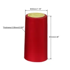 Unique Bargains PVC Heat Shrink Unbreakable Reusable Wine Bottle Caps 150 Pcs