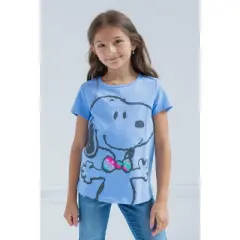 PEANUTS Woodstock Snoopy Girls 2 Pack T-Shirts Little Kid to Big Kid