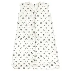Hudson Baby Infant Boy Cotton Sleeveless Wearable Sleeping Bag, Sack, Blanket, Football