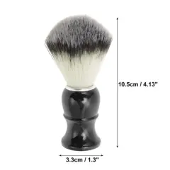 Unique Bargains Durable Shaving Brush 4.13"x1.3" Black 1 Pc