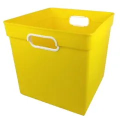 Romanoff Cube Bin, Yellow