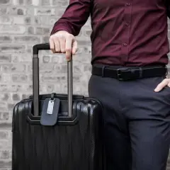 Keysmart Recover ID Anonymous Lost & Found Tag - 3 Pack - Stainless Steel