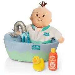 Manhattan Toy Stella Collection 2021 New Release Soft Bath Playset and Accessories for 12" and 15" Soft Dolls