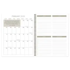 TF Publishing 2023-24 Academic Planner Weekly/Monthly 8.5"x11" Map of the World