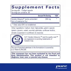 Pure Encapsulations Ubiquinol-QH - 200 mg Ubiquinol - Active Form of Coenzyme Q10 - Heart Health & Energy Metabolism* - Antioxidant - 60 Softgels
