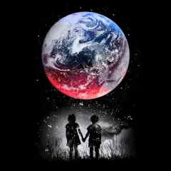 Men's Design By Humans Until The End Of The World By Expo Tank Top