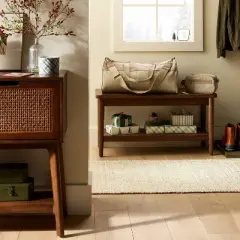 Canvas Travel Duffel Bag Khaki - Hearth & Hand&trade; with Magnolia