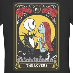 Junior's The Nightmare Before Christmas The Lovers Tarot Card T-Shirt