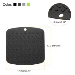 Unique Bargains Silicone Heat Resistant Trivet Pads 4 Pcs