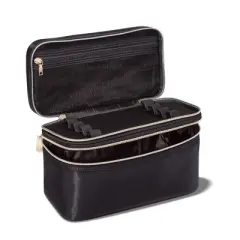 Sonia Kashuk&trade; Double Zip Train Case Makeup Bag  - Black