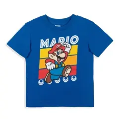SUPER MARIO Nintendo Mario Luigi Bowser 4 Pack T-Shirts Toddler