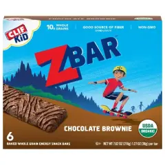 CLIF Kid ZBAR Organic Chocolate Brownie Snack Bars
