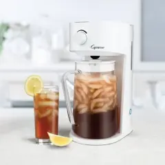 Capresso Iced Tea Select Iced Tea Maker: Electric Ice Tea Brewer with Adjustable Control & Removable Loose Tea Filter