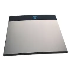 Stainless Steel Personal Scale Silver - Escali: Digital Precision, 440lb Max, LED Display, AAA Battery Included