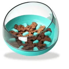 ANYPET Slow Feeder Bowl for Small Medium Dogs Cats, No-Spill Large Capacity Interactive Feeder