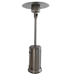 46,000 BTU Standing Propane Patio Heater with Safety Shut-Off and Wide Heat Coverage