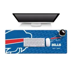 NFL Buffalo Bills Logo Series 31.5" x 12" Desk Pad
