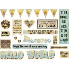 Teacher Created Resources Travel the Map Mini Bulletin Board Set 24 Pieces (TCR8624)