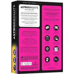 Astrobrights Colored Cardstock, 8-1/2 x 11 Inches, Assorted Happy Colors, Pack of 250