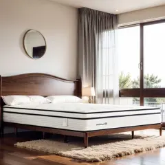 Luck Live 10-inch mattress Full size foam and pocket coil springs, pressure relief, medium firmness comfort,  CertiPUR-US certified