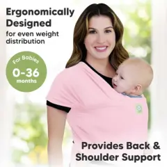 Original Baby Wraps Carrier, Baby Sling Carrier, Stretchy Infant Carrier for Newborn, Toddler