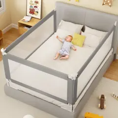 Dexmalle Bed Rails for Toddlers and Baby( 78.7", 2 Side)