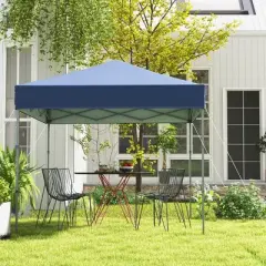 Tangkula Patio 6.6 x 6.6ft Outdoor Pop-up Canopy Tent UPF 50+ Portable Sun Shelter
