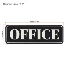 Unique Bargains Acrylic Smooth Self-Adhesive Decor Home Business Office Sign