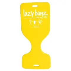 TRC Recreation Lazy Bunz Foam Water Saddle Pool Float for Adults and Kids Lounger for Swimming Pool, Lake, River, and Beach Essentials, 2 Pack, Yellow