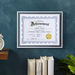 Best Paper Greetings 48-Pack Certificate of Achievement, Excellence Gold Foil Seal Included for Student & Employee Recognition, Blue, 8.5" x 11"