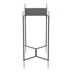 Aspen Side Table Gold/Black - ZM Home