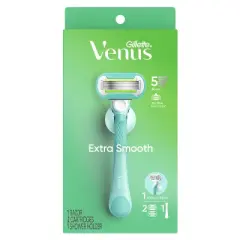 Venus Extra Smooth Pink Women's Razor + Razor Blade Refills