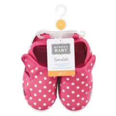 Hudson Baby Infant, Toddler and Kids Girl Sandal and Water Shoe, Polka Dot