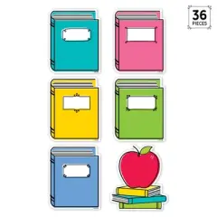 Creative Teaching Press&reg; Core Decor Doodle Books 6" Designer Cut-Outs, Pack of 36